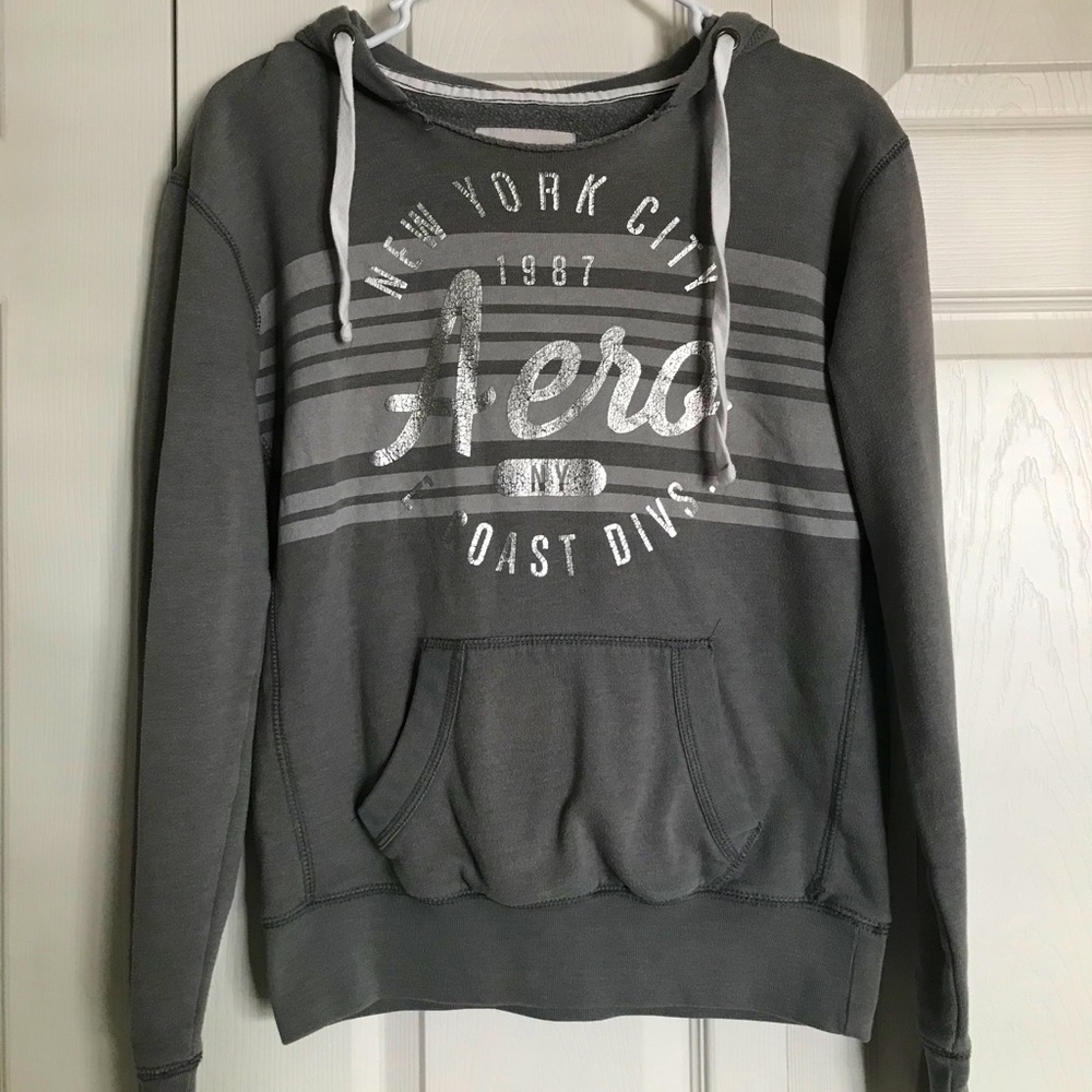 Aeropostale Grey Hoodie